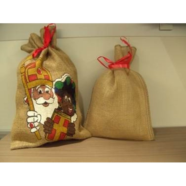 Jute zak van Sinterklaas