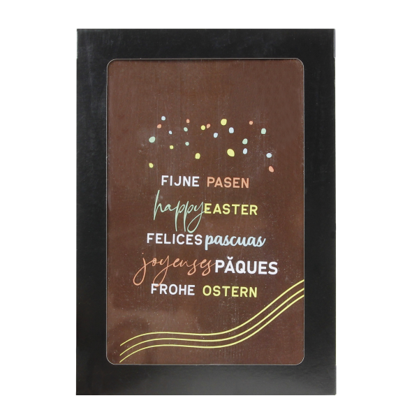 Chocolade kaart Happy Easter 